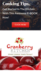 Mobile Screenshot of cranberrykitchen.com